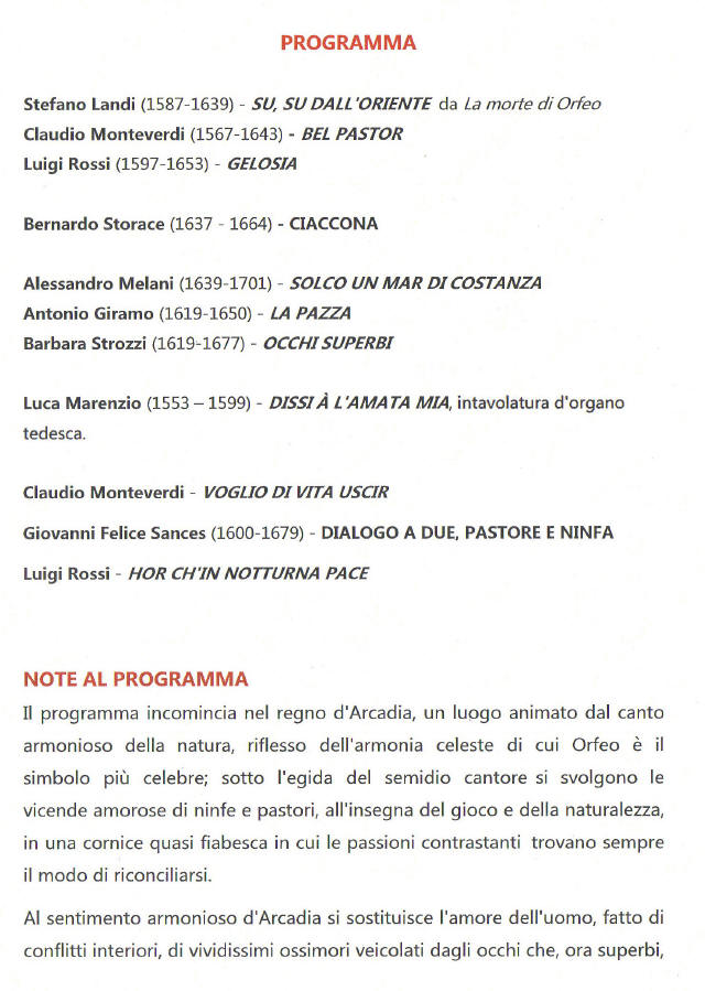 Vigevano Arcadia Amorosa Fiorio
