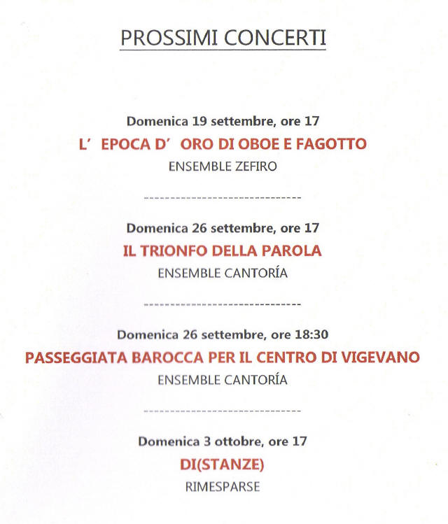 Vigevano Arcadia Amorosa Fiorio