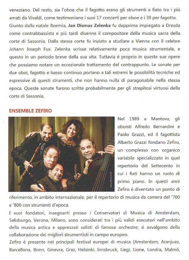 San Dionigi 2021 Ensemble Zefiro
