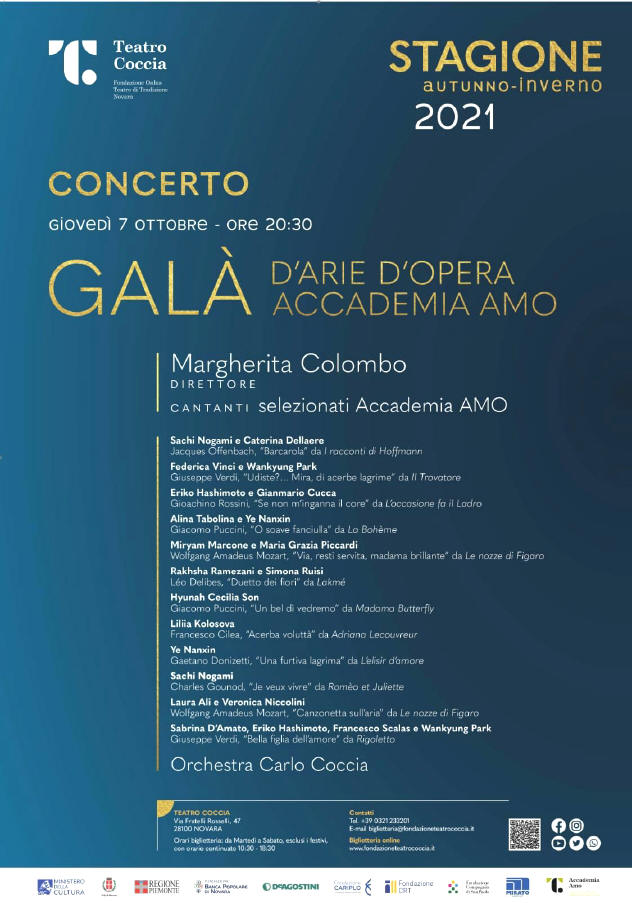 Teatro Coccia Gala AMO