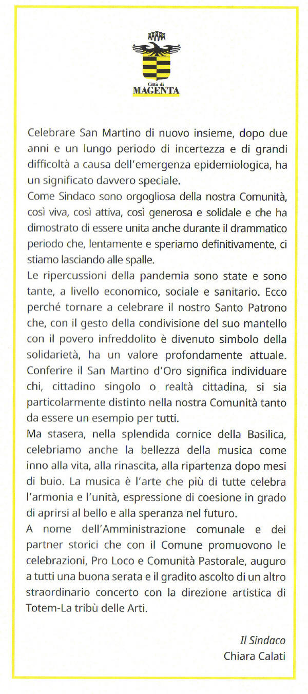 San Martino 2021 oro