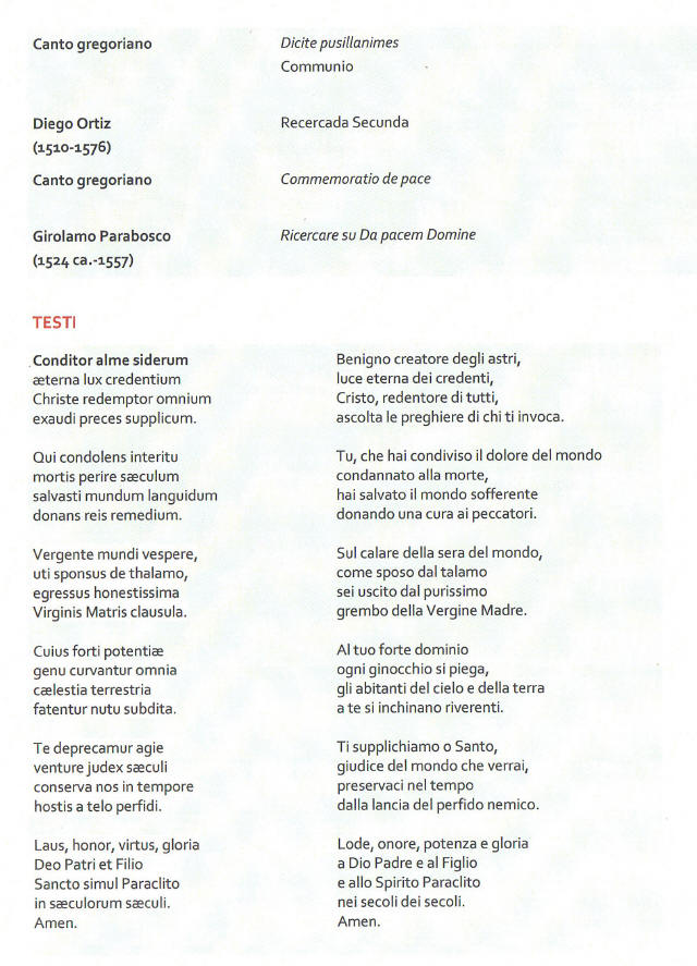 SCHOLA GREGORIANA Ghislieri