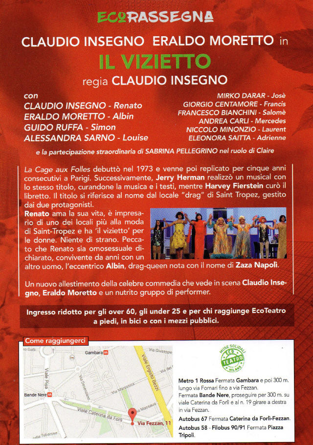 Ecoteatro Il vizietto