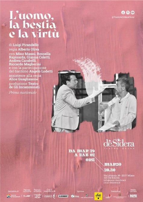 Teatro Oscar Pirandello Uomo bestia virt