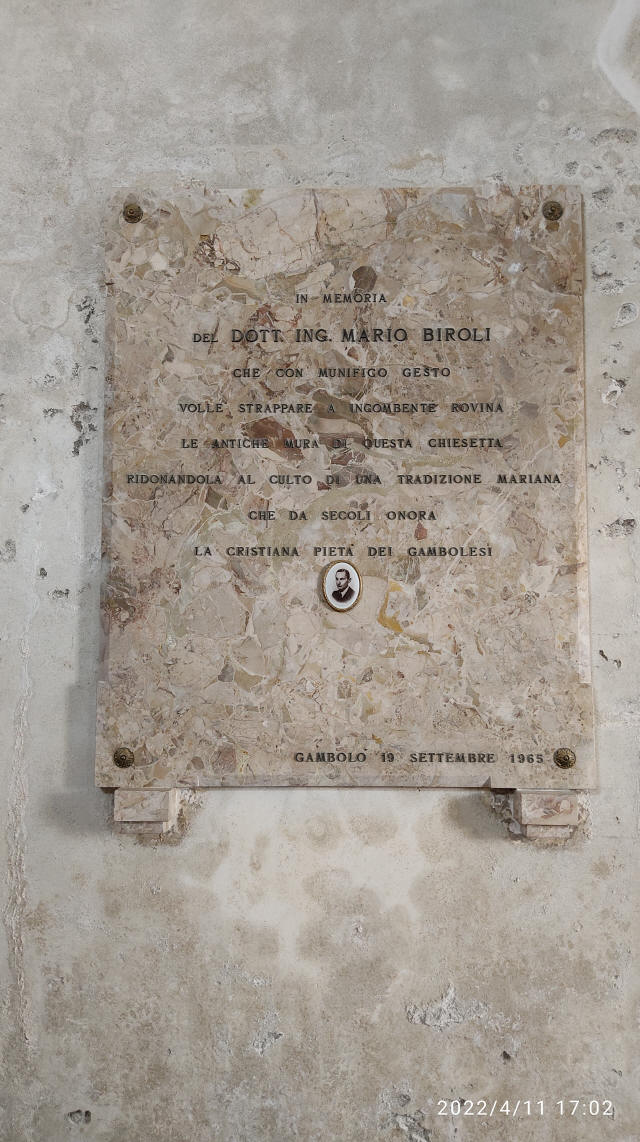 Nella foto Santa Maria del Terdoppio Gambol