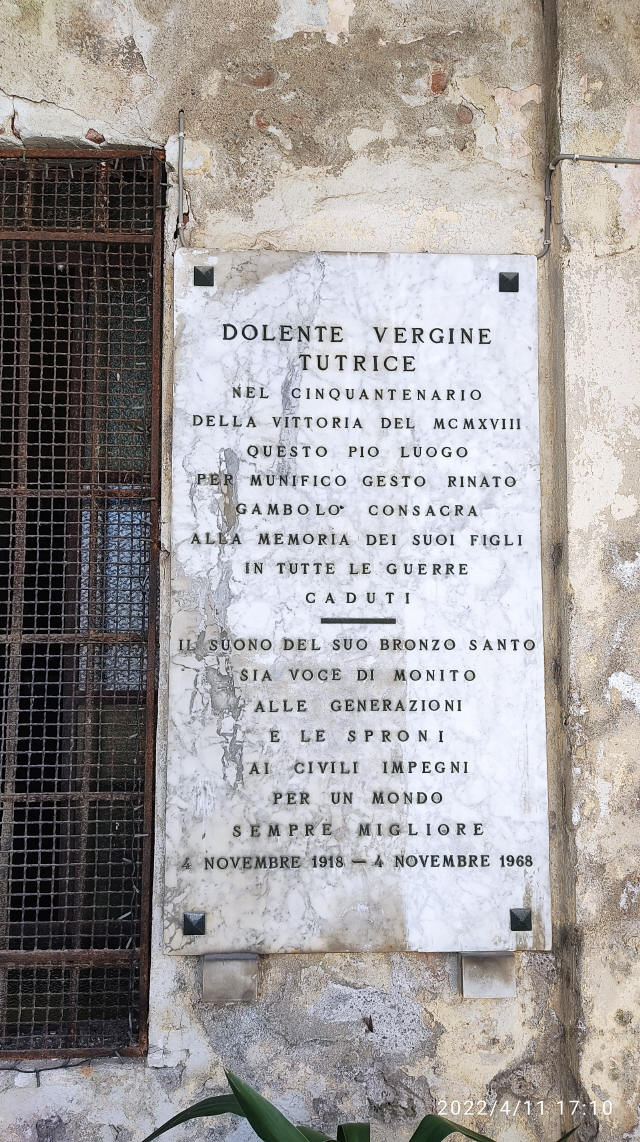Nella foto Santa Maria del Terdoppio Gambol