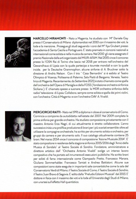 Programma di sala