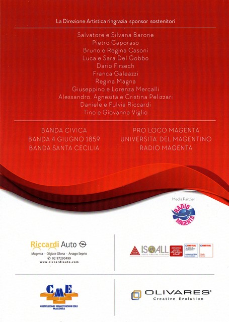 Programma di sala