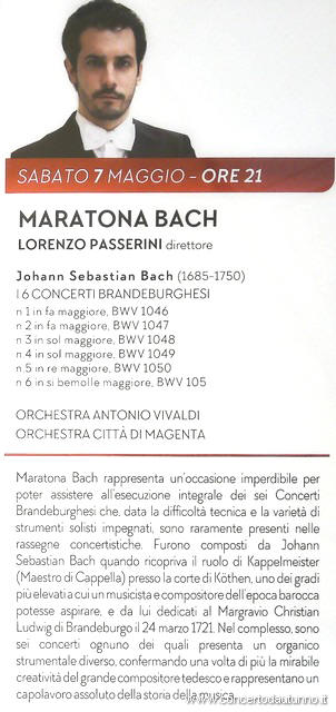 Passerini Totem Maratona Bach Brandeburghesi