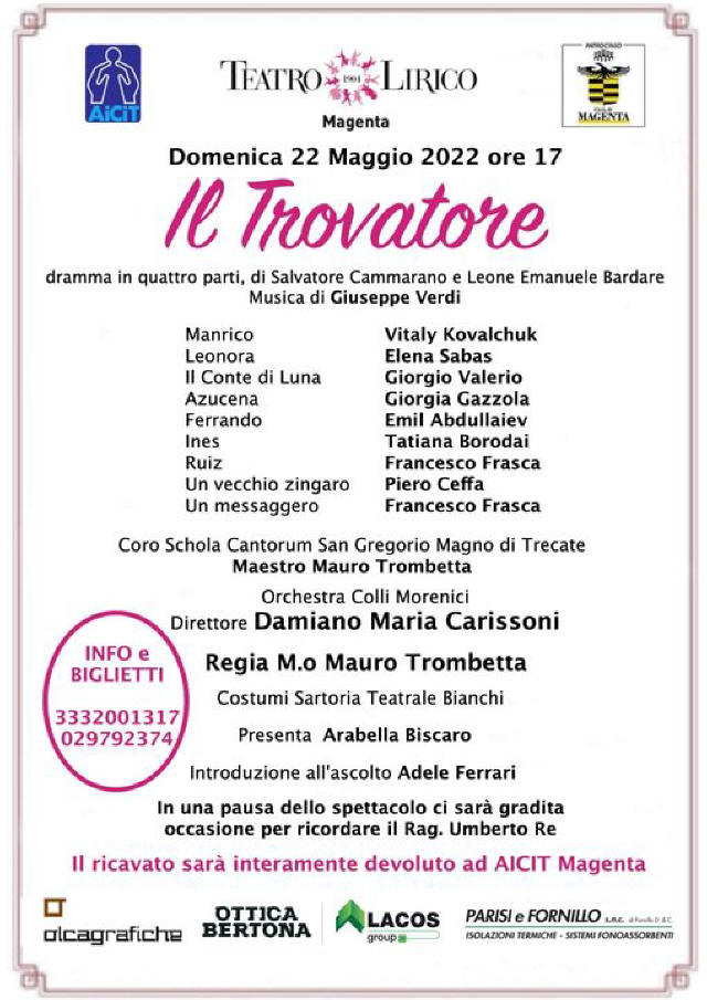 Magenta Lisca Trovatore Kovalchuk