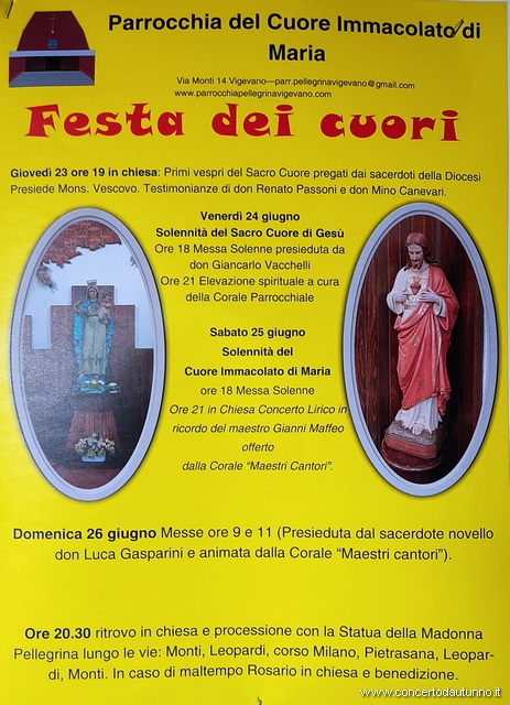 Cuore Immacolato di Maria Vigevano Madonna Pellegrina