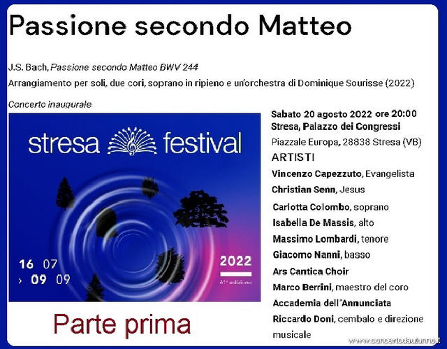 Stresa 2022 Annunciata Riccardo Doni Vincenzo Capezzuto