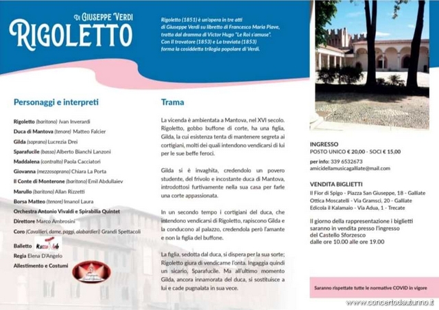 Galliate 2022 rigoletto