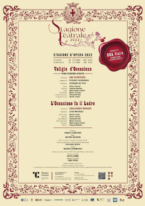 Teatro Coccia Occasione Rossini Schittino