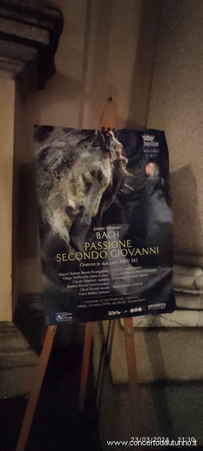 Bach Passione San Giovanni Duomo Vigevano