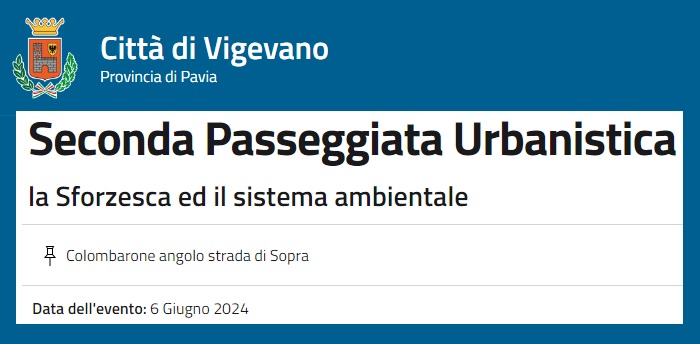 Passeggiata Urbanistica la Sforzesca