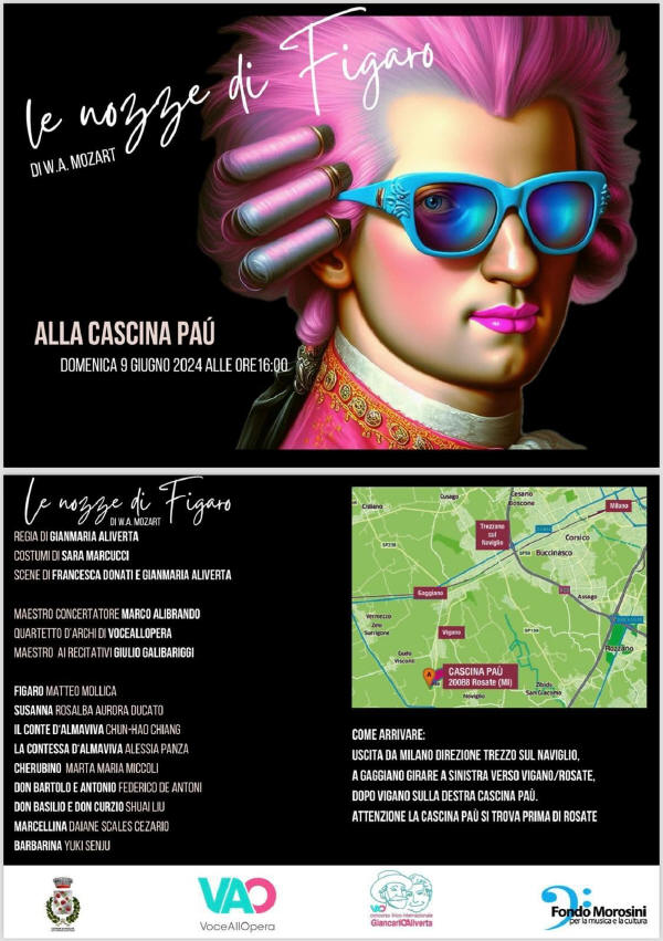 Mozart Nozze Figaro Cascina Pa