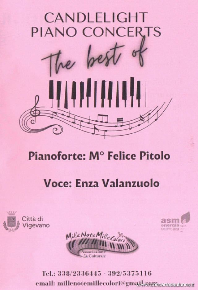 CANDLELIGHT PIANO CONCERTS