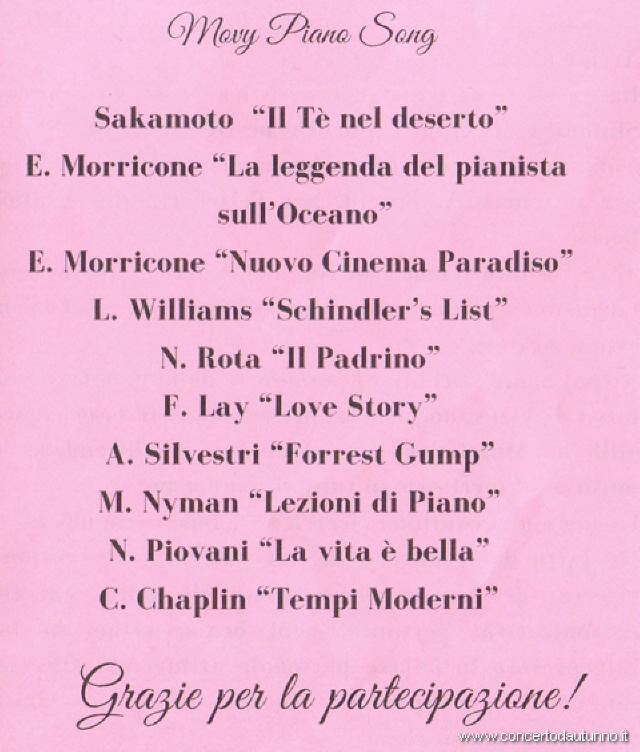 CANDLELIGHT PIANO CONCERTS