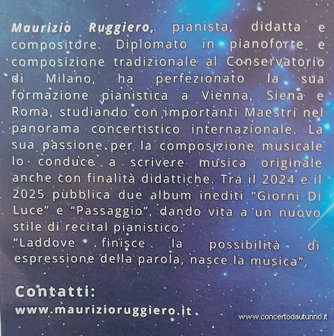 Maurizio Ruggiero recital
