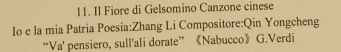 Concerto Italia Cina Pechino Mainino