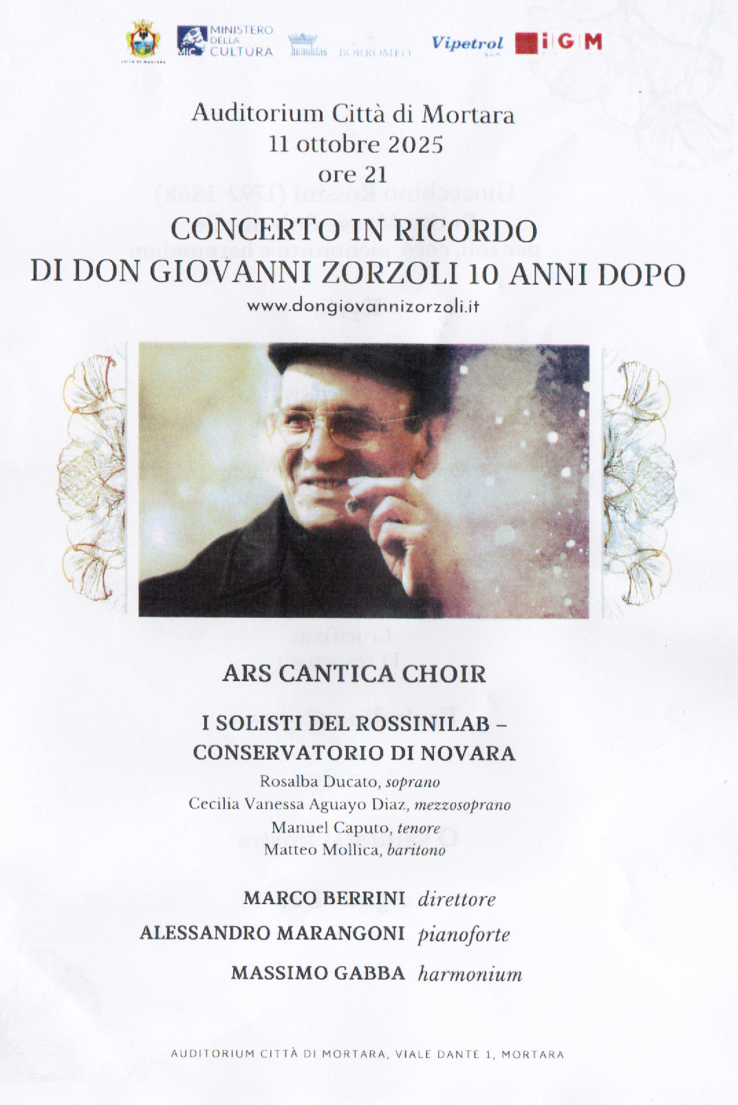 Don Giovanni Zorzoli 10 anni dopo