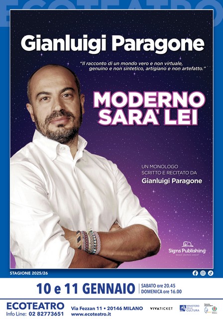 Pierluigi Paragone Moderno sar� lei