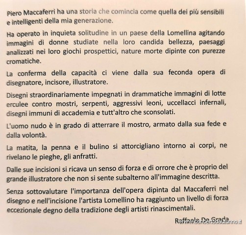 Retrospettiva Maccaferri