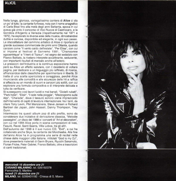 Rassegna 1988 Musica dei Cieli