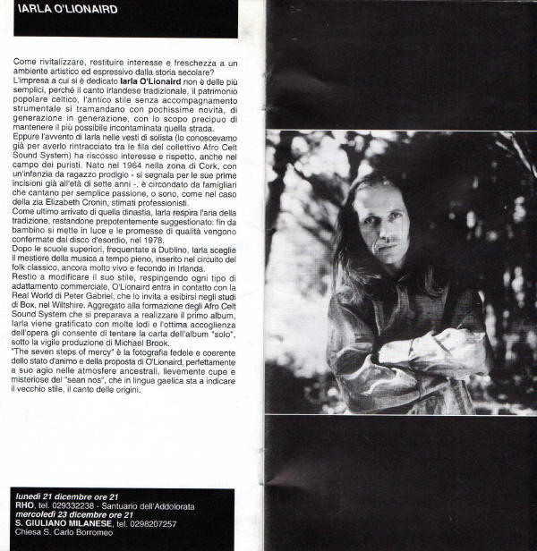 Rassegna 1988 Musica dei Cieli