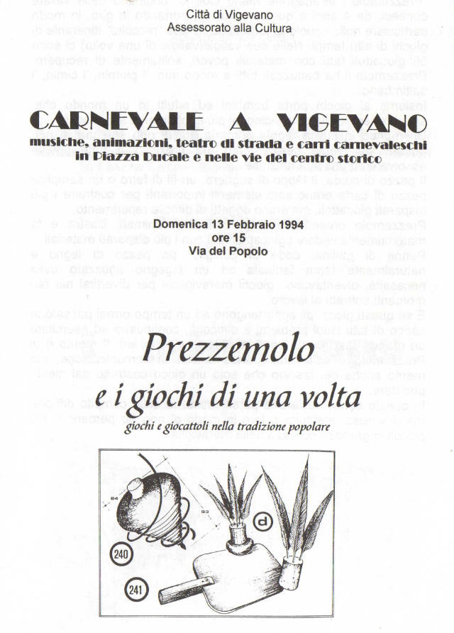 Carnevale in Piazza 1994 Vigevano