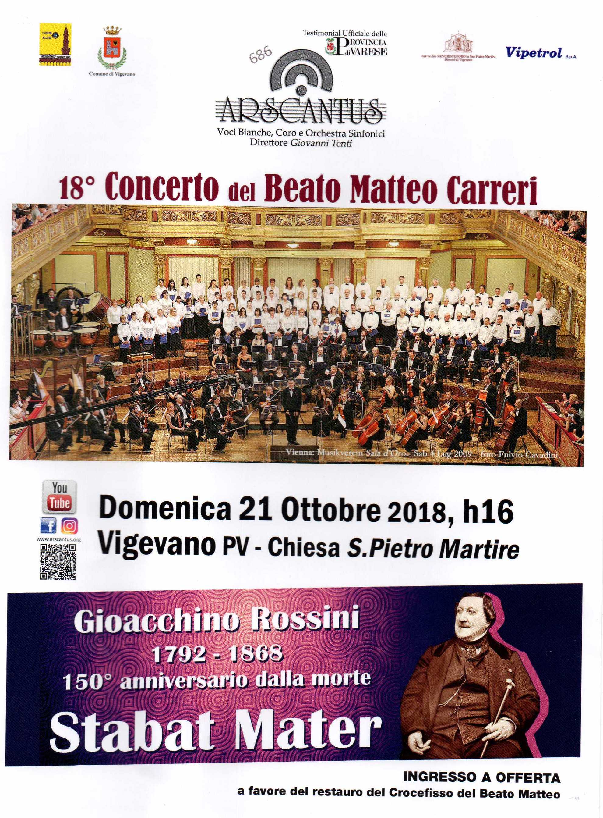 Il concerto del Beato 2018