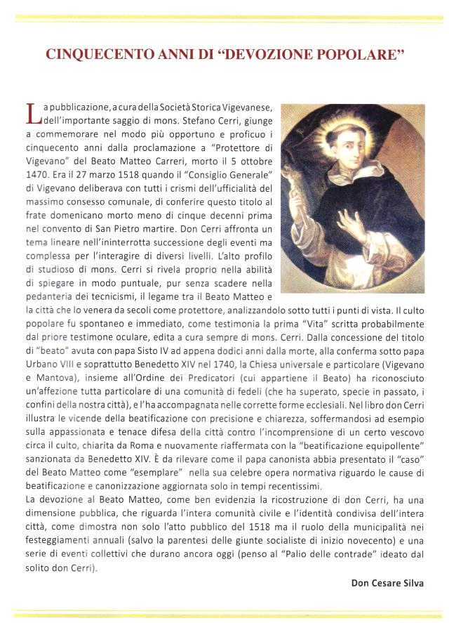 Il concerto del Beato 2018