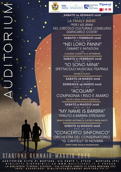 Mortara On Stage stagione 2025 autunno